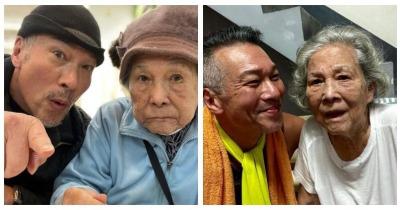 92歲失智母親離世，黃仲崑悲痛悼念：照顧她很幸福！「隱藏身分」曝光，原來她曾紅極一時！