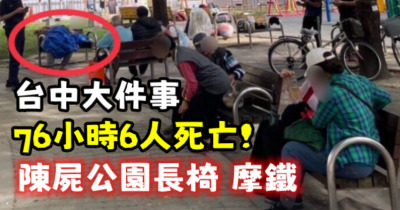 台中驚悚！76小時內6命喪公園、汽車旅館，案情急轉直下